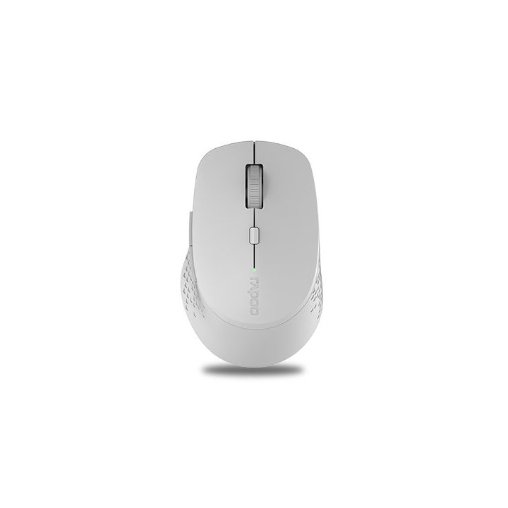 Mouse Rapoo Wireless Y Bluetooth M300 Silent 2.4g Ghz Bt 4.0 Usb 3.0 6 Botones 600-1600 Ppp Gris Claro