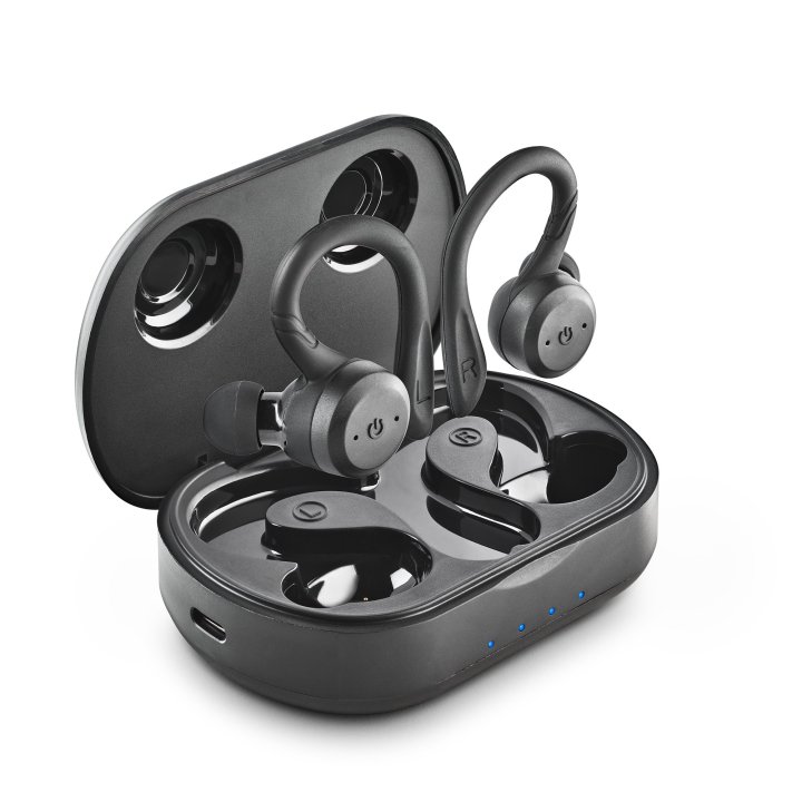 Headset Intrauditivo Bluetooth Ngs Artica Jogger True Wireless Deportivo Con 3 Sujeciones De Colores