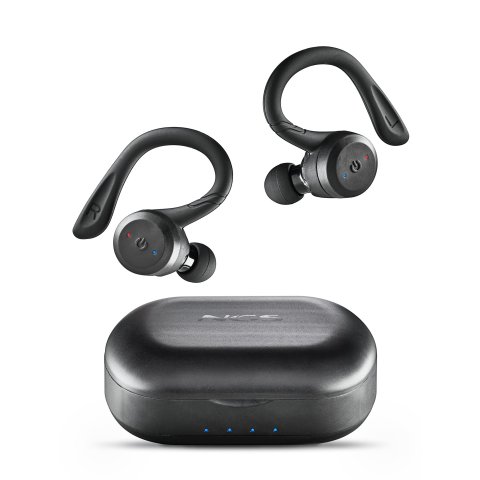 Headset Intrauditivo Bluetooth Ngs Artica Jogger True Wireless Deportivo Con 3 Sujeciones De Colores