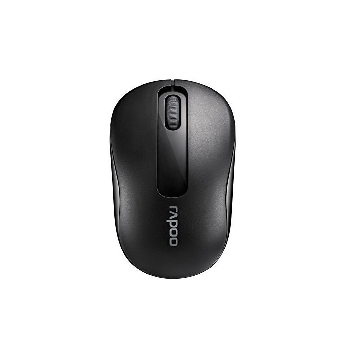 Mouse Rapoo Wireless M10 Plus 2.4ghz 3 Botones 1000 Dpi Color Negro