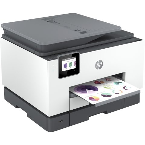 Multifuncion Inkjet Hp Officejet Pro 9022e 24ppm 20ppm Wifi Duplex Fax Color Blanco Cartuchos 963