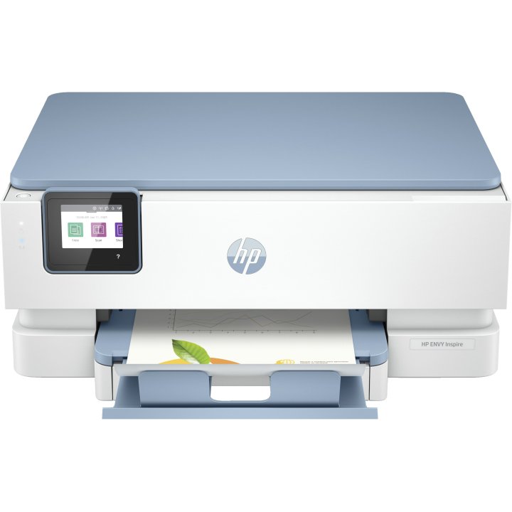 Multifuncion Hp Envy 7221e 15 10ppm Wifi   Duplex   Scanner 1200pp To Pdf Cartuchos 303 Color Blanco brisa