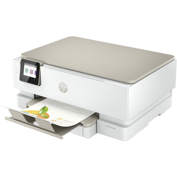 Multifuncion Hp Envy 7221e 15 10ppm Wifi   Duplex   Scanner 1200pp To Pdf Cartuchos 303 Color Blanco brisa