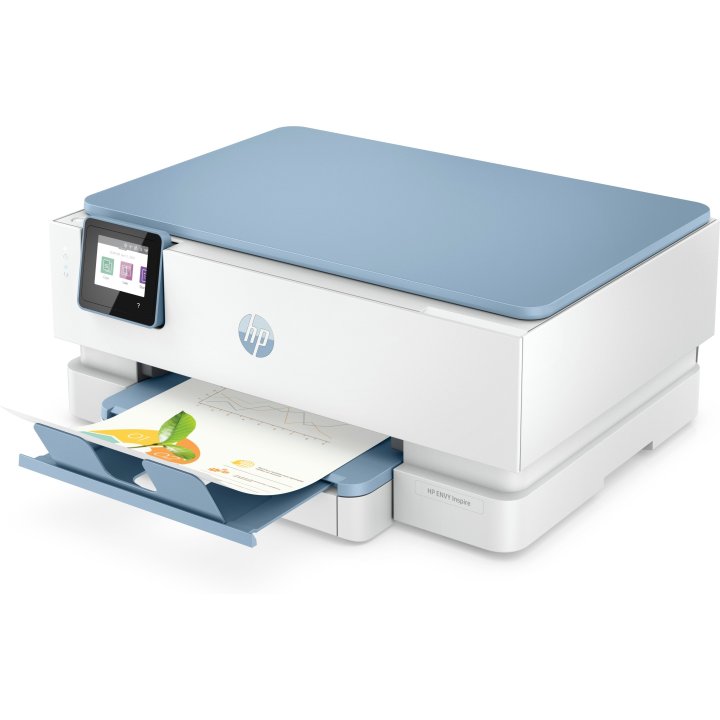 Multifuncion Hp Envy 7221e 15 10ppm Wifi   Duplex   Scanner 1200pp To Pdf Cartuchos 303 Color Blanco brisa