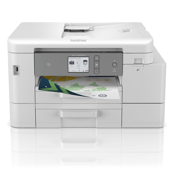 Multifuncion Inkjet Brother Mfc-j4540dw 28 19ppm A4 Duplex Wifi Fax Color Blanca