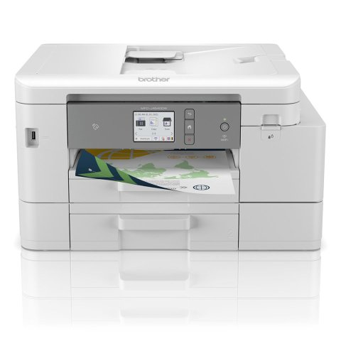 Multifuncion Inkjet Brother Mfc-j4540dw 28 19ppm A4 Duplex Wifi Fax Color Blanca