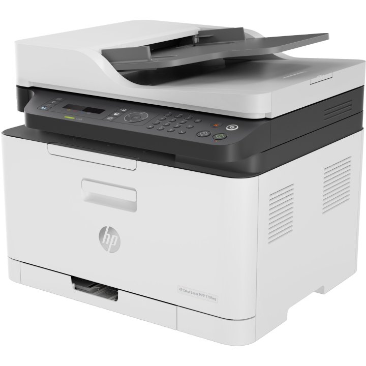 Multifuncion Laser Color Hp 179fnw 18 4ppm Scan Wifi Ethernet Fax Adf Color Blanco