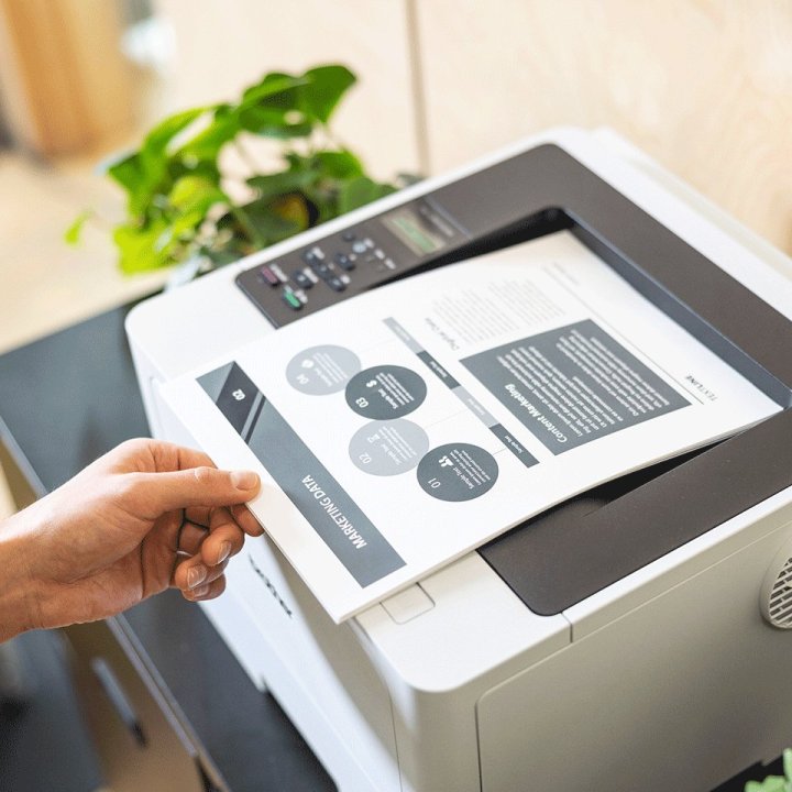 Impresora Laser Monocromo Brother Hl-l5210dw A4 48ppm Duplex Red Wifi 250hojas Color Gris