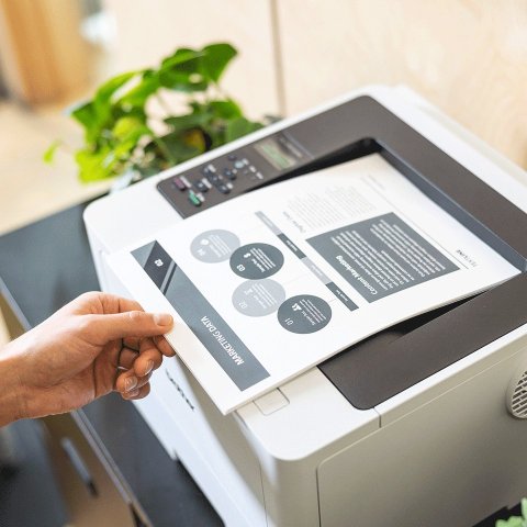Impresora Laser Monocromo Brother Hl-l5210dw A4 48ppm Duplex Red Wifi 250hojas Color Gris