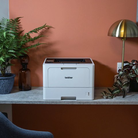 Impresora Laser Monocromo Brother Hl-l5210dw A4 48ppm Duplex Red Wifi 250hojas Color Gris
