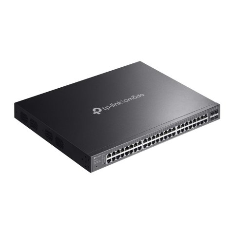 Switch Semigestionable Poe+ Tp-link Sg2452lp 52p De Los Cuales 32xgb Poe+ 1xgb 4xsfp Slot Gb Soporta 230w