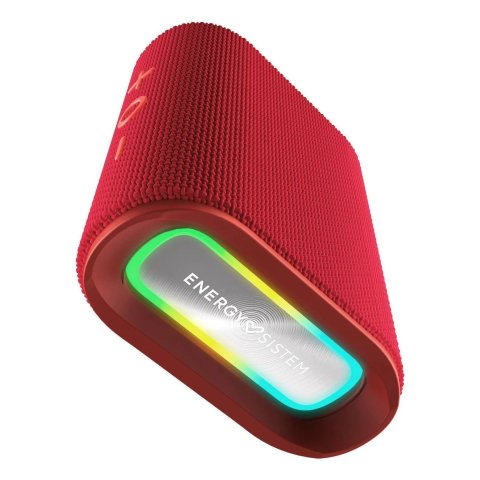 Altavoz Bluetooth Portable Energy Sistem Streetplay 8w Ipx6  Bt 5.4 Manos Libres Radio Fm Usb Aux Bateria 12h Color Rojo