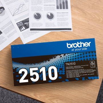 Toner Brother Tn-2510 Hll2400dw, Hll2445dw, Dcpl2620dw, Dcpl2627dwxl, Dcpl2660dw, Mfcl2800dw, Mfcl2860dw 1200pag 2
