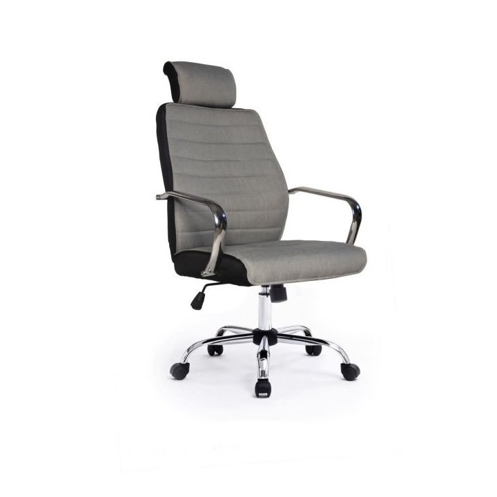 Silla De Oficina Equip Respaldo Medio Color Gris Recubrimiento Pu De Alta Calidaddiseño Ergonomico