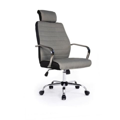 Silla De Oficina Equip Respaldo Medio Color Gris Recubrimiento Pu De Alta Calidaddiseño Ergonomico