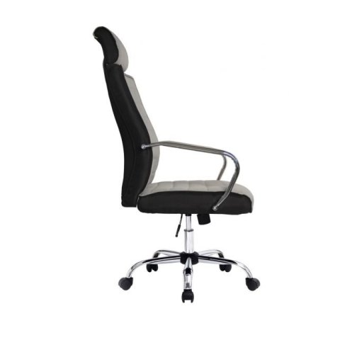 Silla De Oficina Equip Respaldo Medio Color Gris Recubrimiento Pu De Alta Calidaddiseño Ergonomico