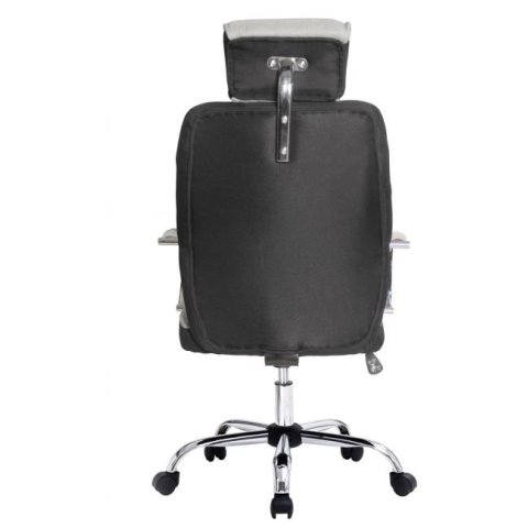 Silla De Oficina Equip Respaldo Medio Color Gris Recubrimiento Pu De Alta Calidaddiseño Ergonomico