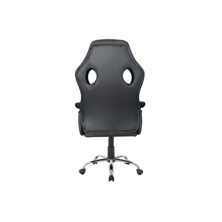 Silla De Oficina Ergonomica Equip Color Negro Recubrimiento Pu De Alta Calidad Diseño - Promo