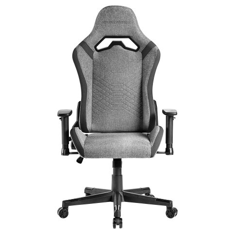 Silla Gamer Mars Gaming Mgcprofb Gris Con Detalles Negros Brazos Regulables En Altura Reclinable 135º Cojines Soft-touch Rued