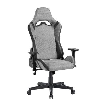 Silla Gamer Mars Gaming Mgcprofb Gris Con Detalles Negros Brazos Regulables En Altura Reclinable 135º Cojines Soft-touch Rued 2