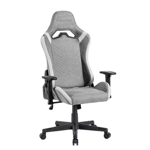 Silla Gamer Mars Gaming Mgcprofw Gris Con Detalles Blancos Brazos Regulables En Altura Reclinable 135º Cojines Soft-touch Rue