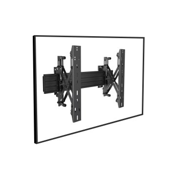 Soporte De Pared Orientable Equip Para Pantalla De 32"-65" Modular Push-in Pop-out Vesa Max 600x400 Peso Max. 30kg 2