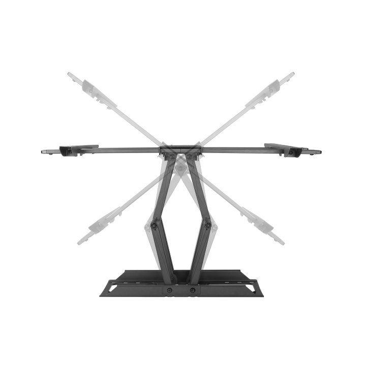 Soporte De Pared Orientable Equip Para Pantalla De 37"- 80" Doble Brazo Inclinable Y Giratoria Max. Vesa 600x400 Hasta 60kgs