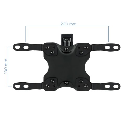 Soporte De Pared Orientable Tooq Lp2142tnl-b Para Pantalla 13-42" Max. 20kg Vesa Max. 200x200 Inclinacion giro Negro
