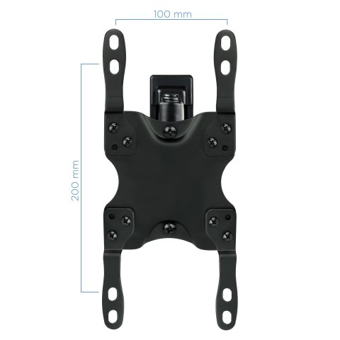 Soporte De Pared Orientable Tooq Lp2142tnl-b Para Pantalla 13-42" Max. 20kg Vesa Max. 200x200 Inclinacion giro Negro