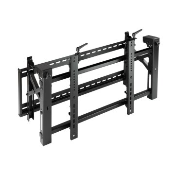 Soporte De Pared Orientable Tooq Tqvw4570t Para Pantallas 45" A 70" Video Wall 6 Puntos De Regulacion Antirrobo Vesa 200x200 