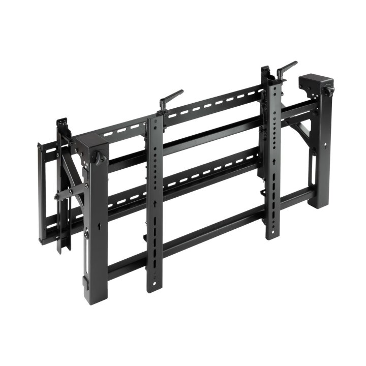 Soporte De Pared Orientable Tooq Tqvw4570t Para Pantallas 45" A 70" Video Wall 6 Puntos De Regulacion Antirrobo Vesa 200x200 