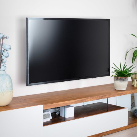 Soporte De Pared Orientable Tooq Lp7863tn-b Para Pantalla 37"- 70" Doble Brazo Con Giro E Inclinacion Max 35kg Vesa 100x100 H