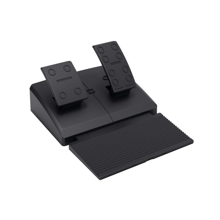Volante Trust Gxt-289 Con Respuesta De Vibracion Y Pedales 25122 Compatible  Con Pc Y Consolas 25122