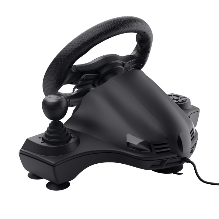 Volante Trust Gxt-289 Con Respuesta De Vibracion Y Pedales 25122 Compatible  Con Pc Y Consolas 25122