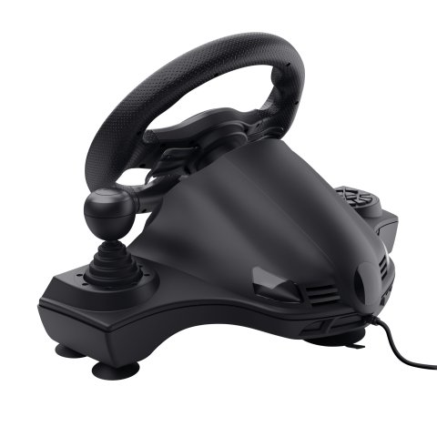 Volante Trust Gxt-289 Con Respuesta De Vibracion Y Pedales 25122 Compatible  Con Pc Y Consolas 25122