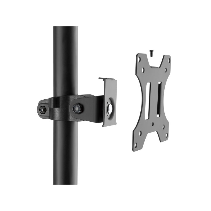 Soporte De Suelo Con Ruedas Equip 650171 Para Pantalla 17"-32" Cpu Y Teclado Max. 8kg Vesa 100x100
