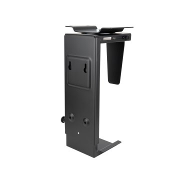 Soporte De Cpu Suspendido Tooq Tqmud01 Ajustable Para Equipos De 300-533mm Alto 88-203mm Ancho Max 10kg Color Negro 2