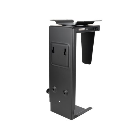 Soporte De Cpu Suspendido Tooq Tqmud01 Ajustable Para Equipos De 300-533mm Alto 88-203mm Ancho Max 10kg Color Negro