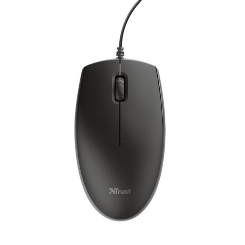 Pack Teclado Y Mouse Trust Tkm-250 Silencioso Resistente A La Caida De Liquidos Cable 1.8m 23977