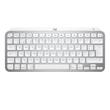 Teclado Logitech Mx Keys Mini Para Mac Wireless Color Gris Palido P n  920-010523