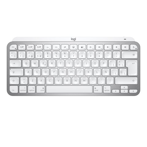 Teclado Logitech Mx Keys Mini Para Mac Wireless Color Gris Palido P n  920-010523