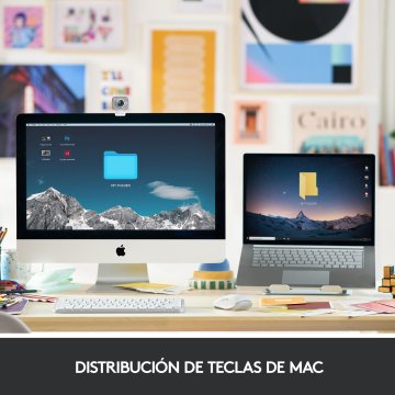 Teclado Logitech Mx Keys Mini Para Mac Wireless Color Gris Palido P n  920-010523 2