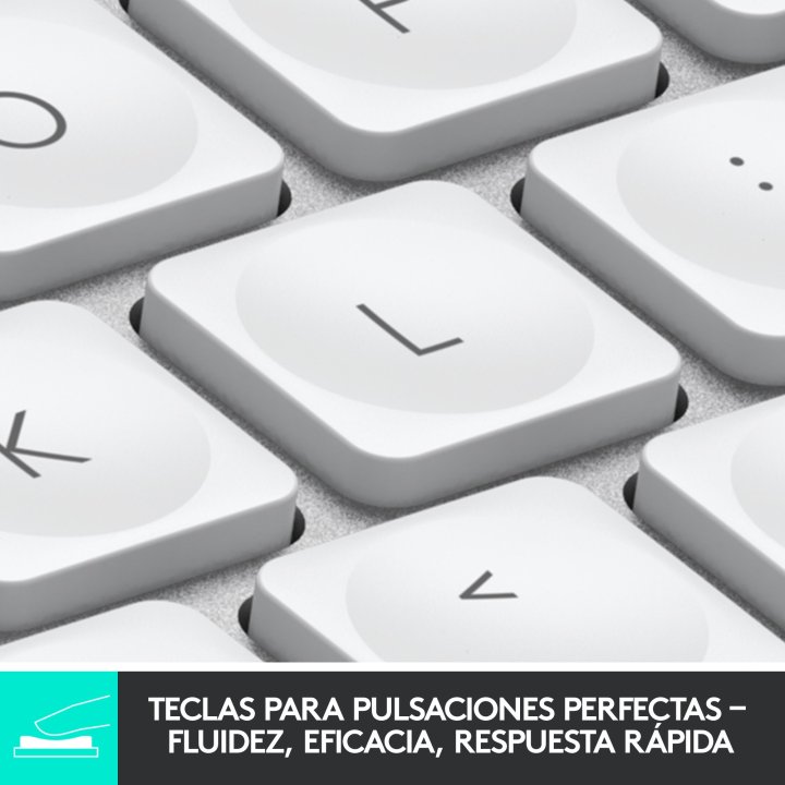 Teclado Logitech Mx Keys Mini Para Mac Wireless Color Gris Palido P n  920-010523