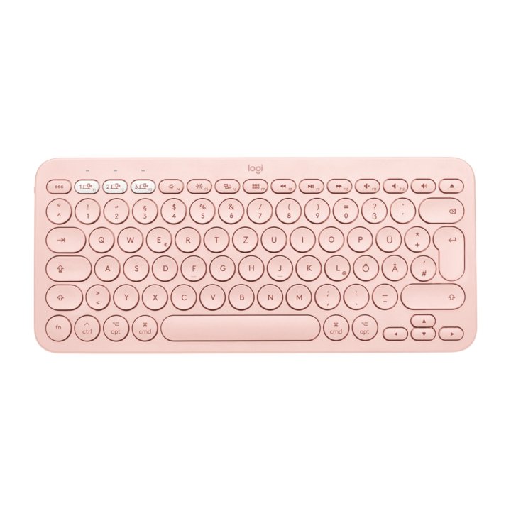 Teclado Logitech K380 Para Mac Bluetooth Para Tres Dispositivos Color Rosa P n 920-010400