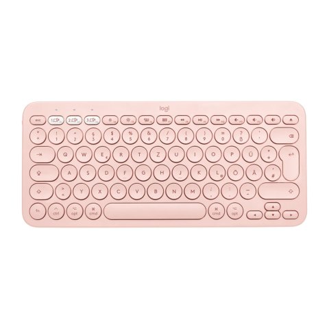 Teclado Logitech K380 Para Mac Bluetooth Para Tres Dispositivos Color Rosa P n 920-010400