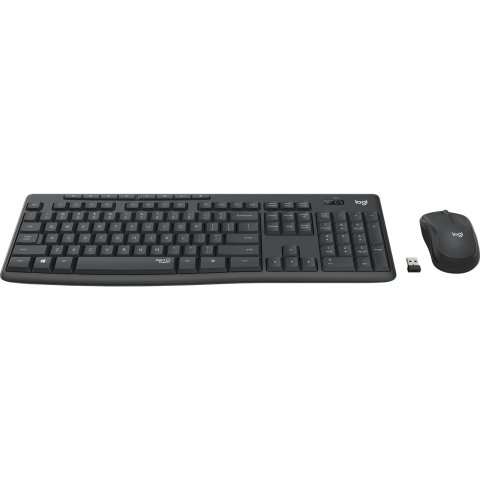 Teclado Logitech Mk295 Silent Wireless Combo Color Grafito P n 920-009798
