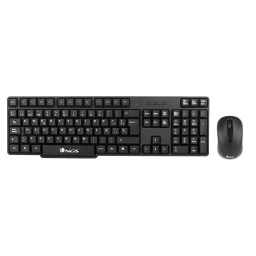 Pack Teclado Y Mouse Ngs Euphoria Kit Multimedia Wireless
