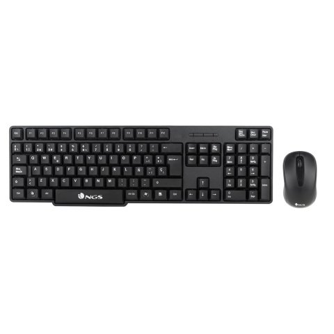 Pack Teclado Y Mouse Ngs Euphoria Kit Multimedia Wireless
