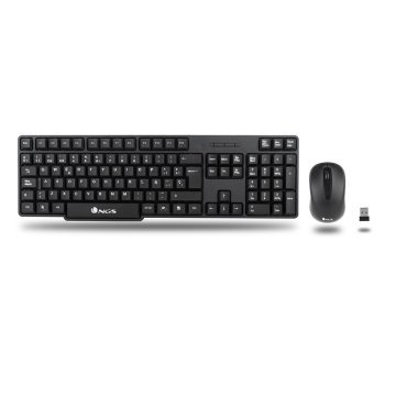 Pack Teclado Y Mouse Ngs Euphoria Kit Multimedia Wireless 2
