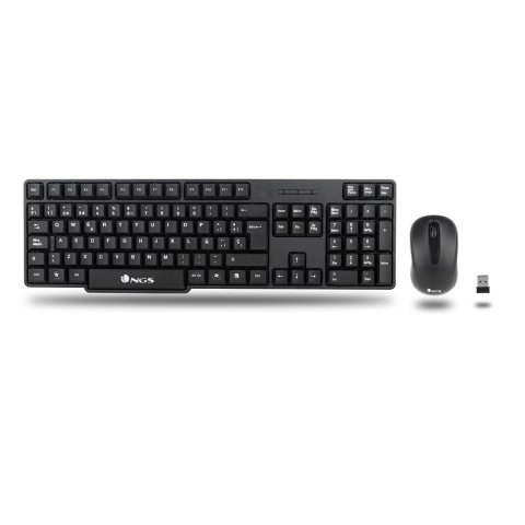 Pack Teclado Y Mouse Ngs Euphoria Kit Multimedia Wireless